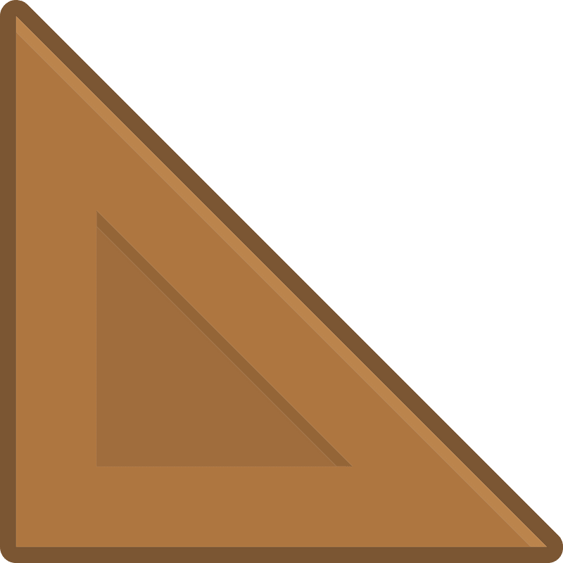 Brown triangle clipart. Free download transparent .PNG Creazilla
