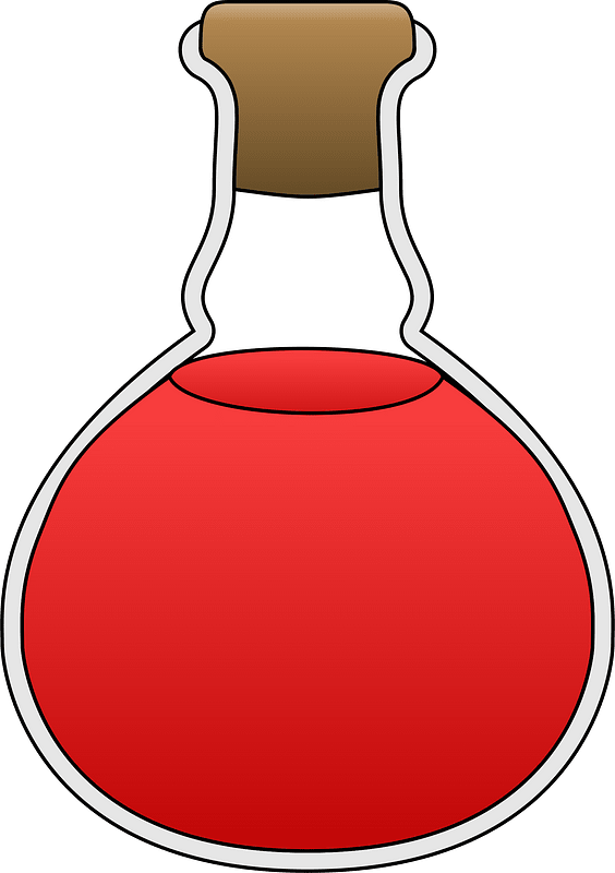Red potion clipart. Free download transparent .PNG Creazilla