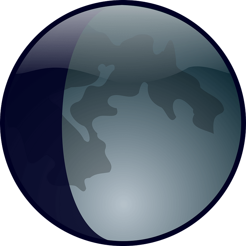 Waxing gibbous moon clipart. Free download transparent .PNG Creazilla