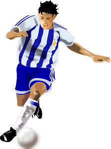 Fotbollsspelare clipart