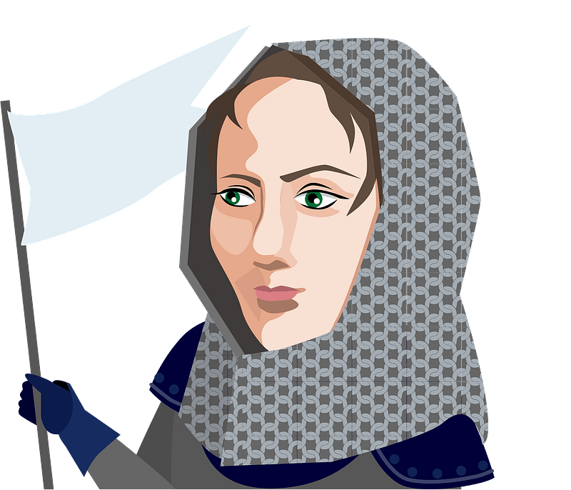 Joan of Arc klipart