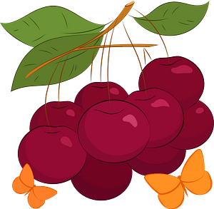 Cherry free vector clipart images on creazilla