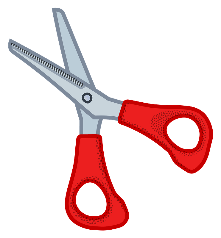 Red Scissors klipart