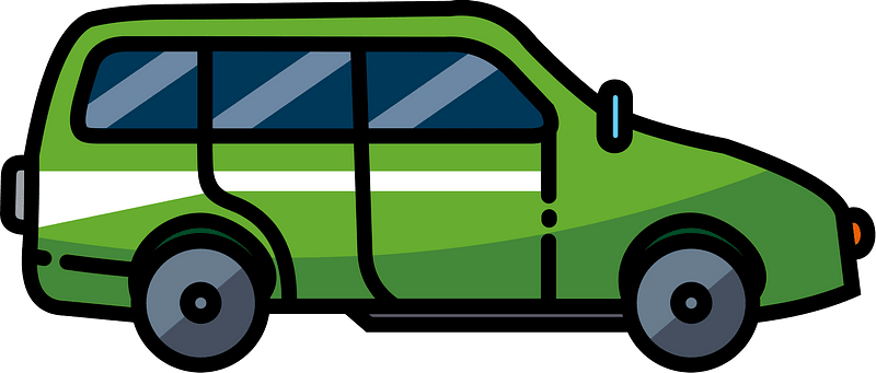 Station wagon clipart