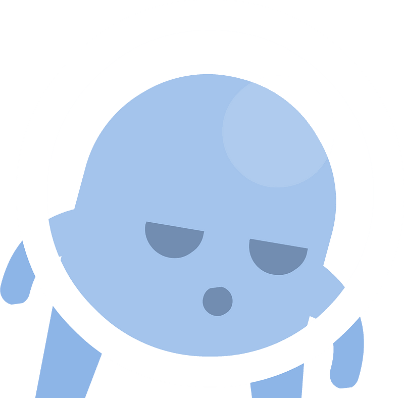 Blue alien clipart