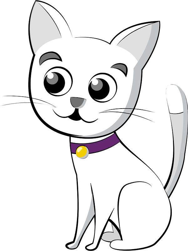 Weiße Katze clipart