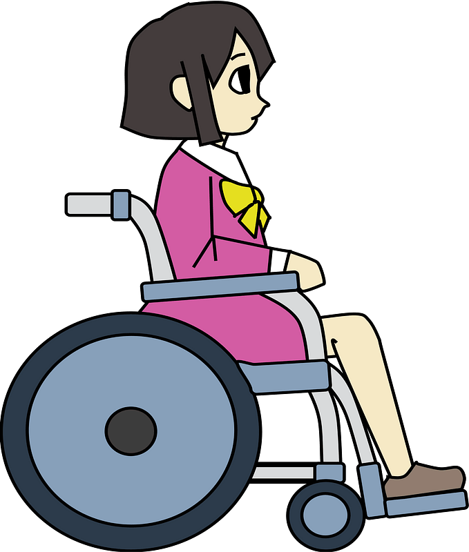 Wheelchair Girl clipart. Free download transparent .PNG Creazilla