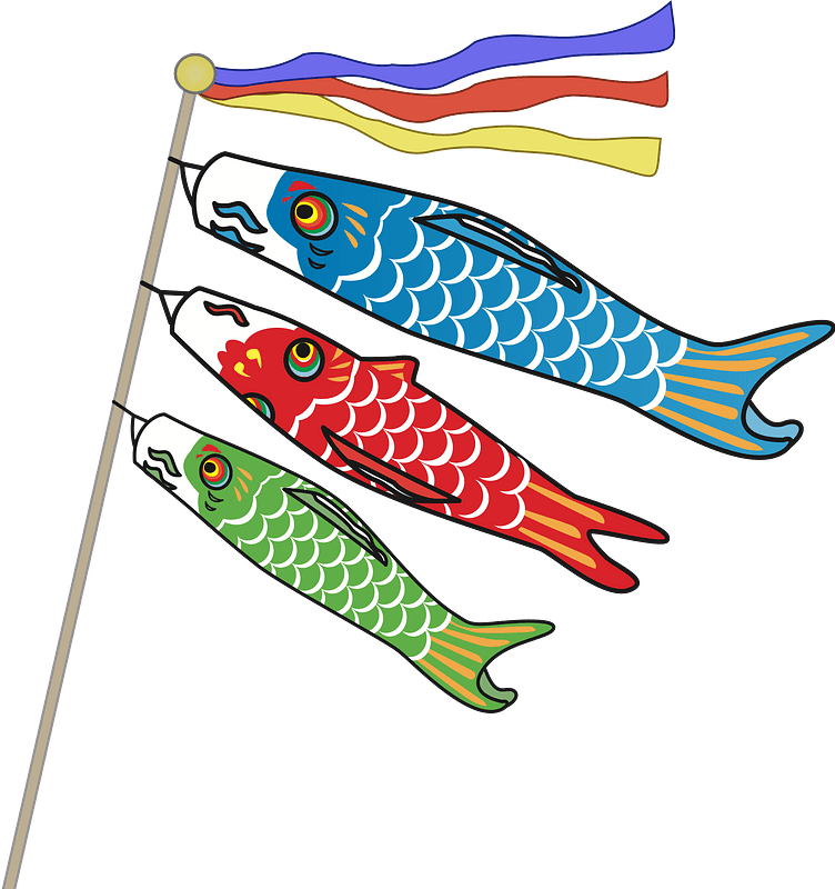 Koinobori clipart. Free download transparent .PNG | Creazilla