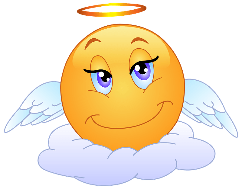 Angelic Smiley immagine clipart