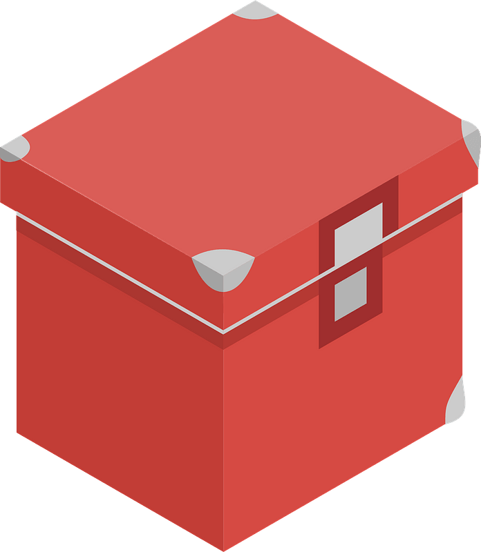 Red Metal Toolbox clipart. Free download transparent .PNG Creazilla