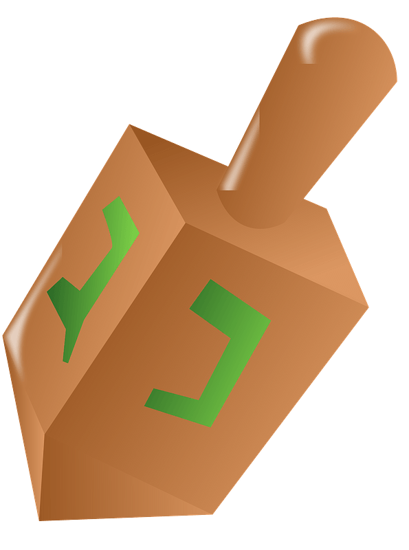 Dreidel clipart