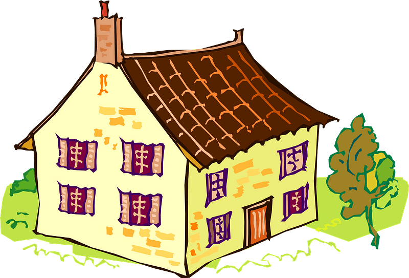 Yellow House clipart. Free download transparent .PNG Creazilla