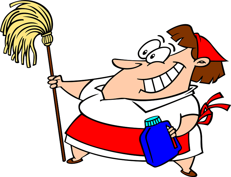 Cleaning Lady clipart. Free download transparent .PNG Creazilla