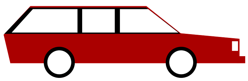 Red Station Wagon clipart. Free download transparent .PNG | Creazilla