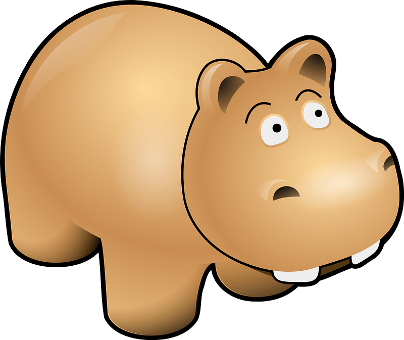 Hippo clipart. Free download transparent .PNG | Creazilla