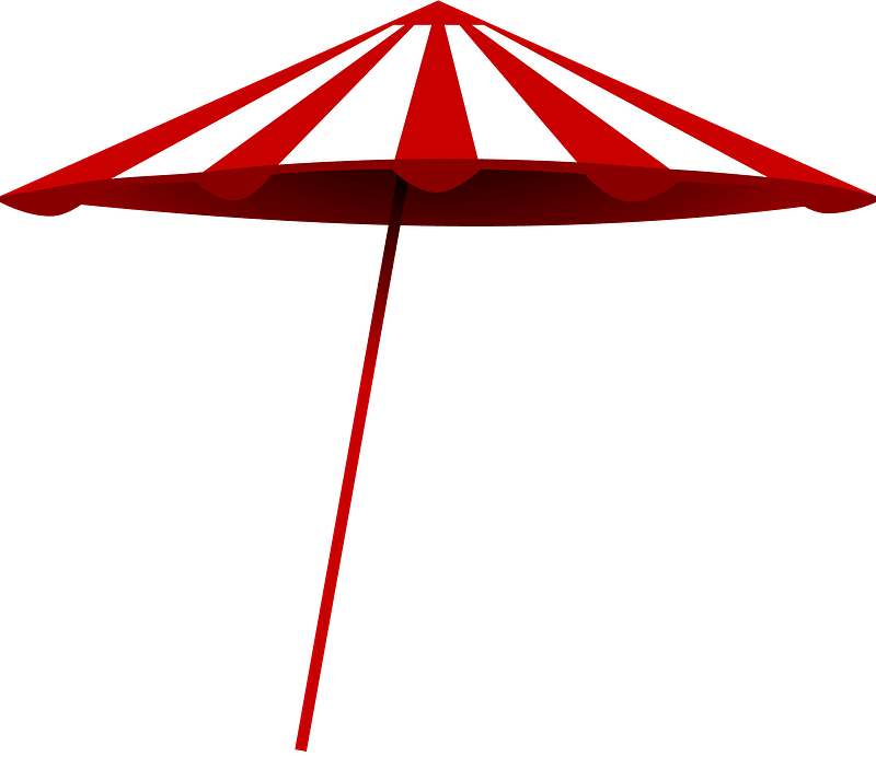 Red and White Umbrella clipart. Free download transparent .PNG Creazilla