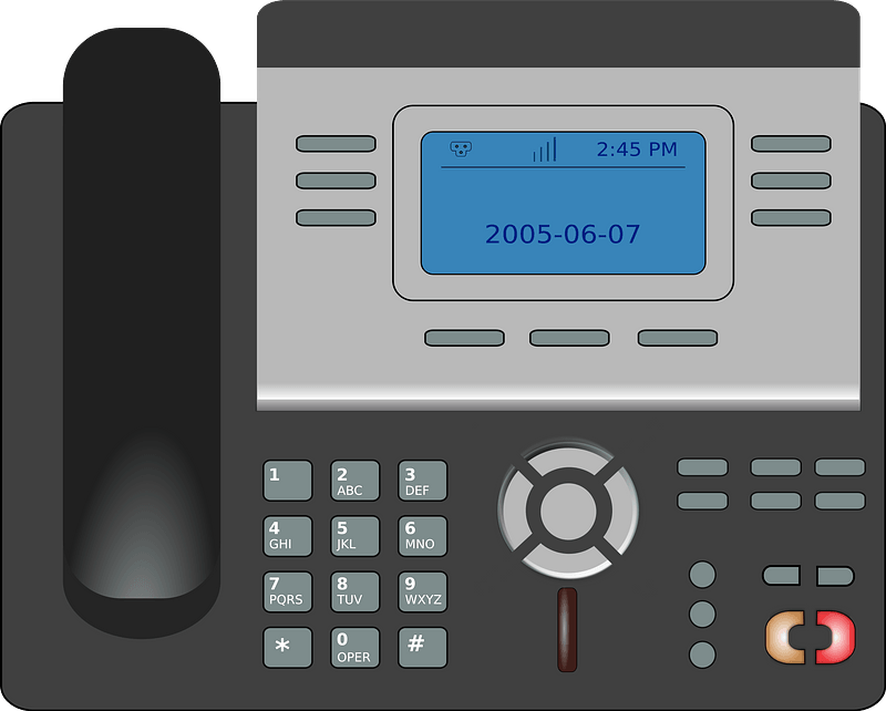 Desk Phone clipart. Free download transparent .PNG Creazilla