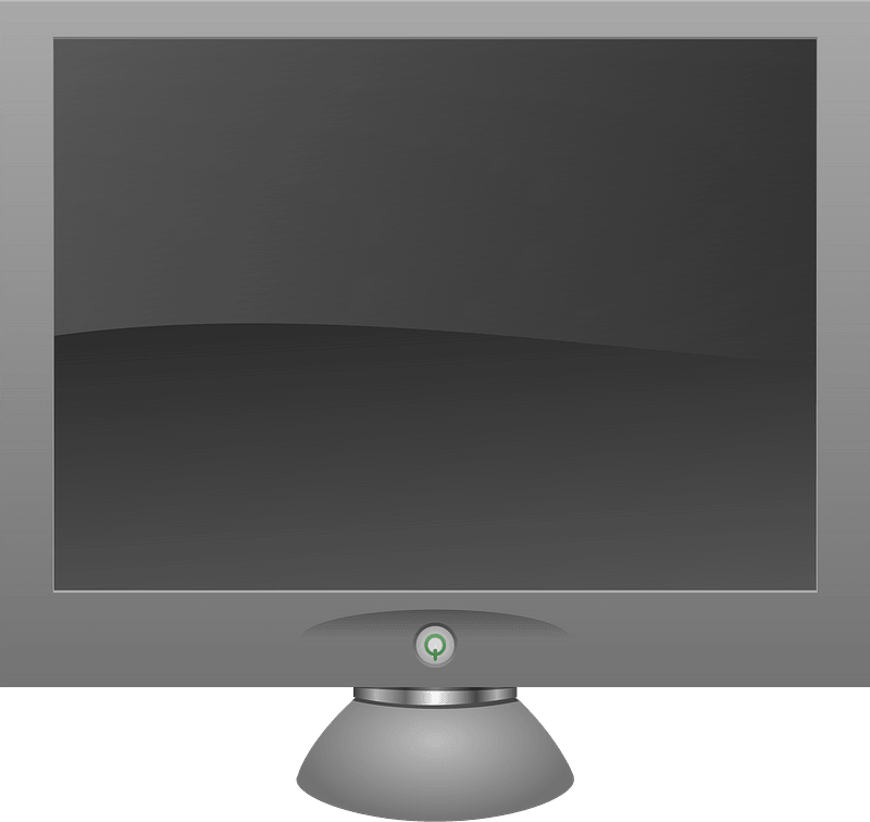 LCD Monitor clipart