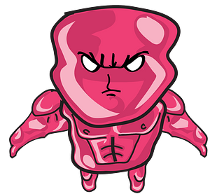 Pink Jelly Man klipart