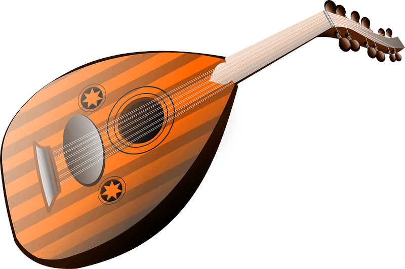 Oud (Lute) immagine clipart