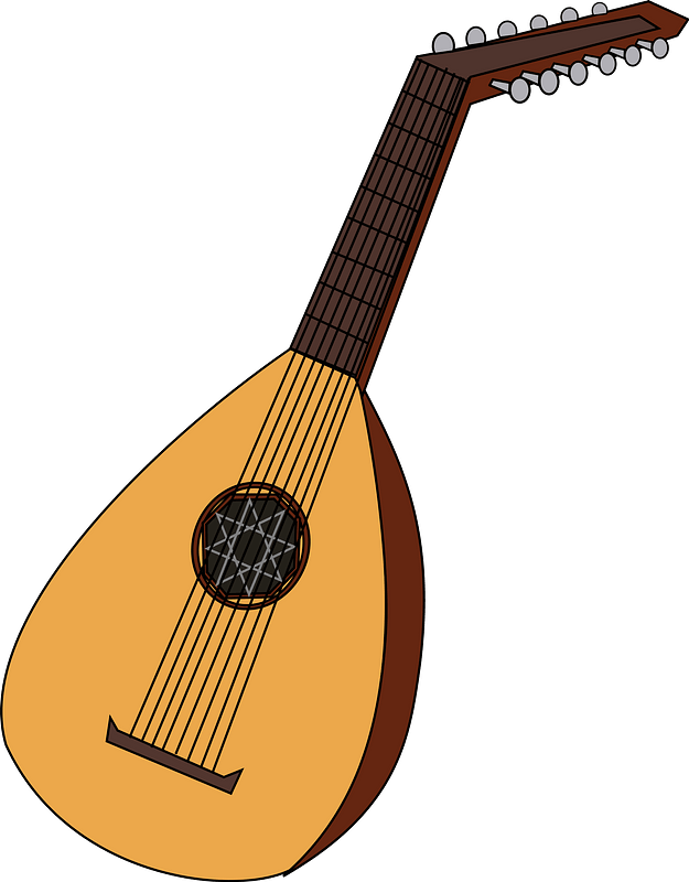 Lute clipart. Free download transparent .PNG Creazilla