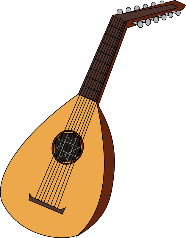 Lute clipart