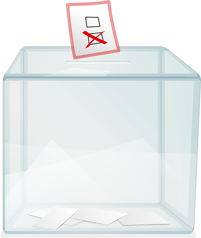 Ballot box clipart. Free download transparent .PNG Creazilla
