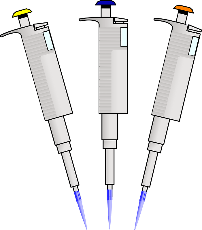 Клипарт Micropipettes