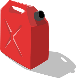 Gasoline / petrol / fuel can clipart. Free download transparent .PNG