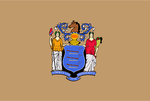 Flag of New Jersey clipart. Free download transparent .PNG | Creazilla