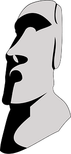 Moai clipart