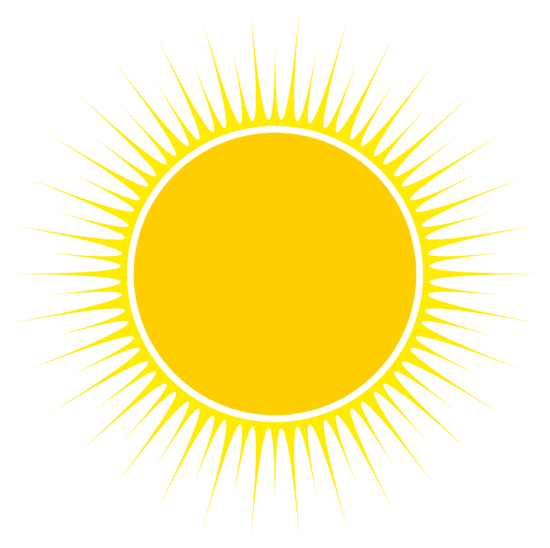 Sun clipart. Free download transparent .PNG | Creazilla