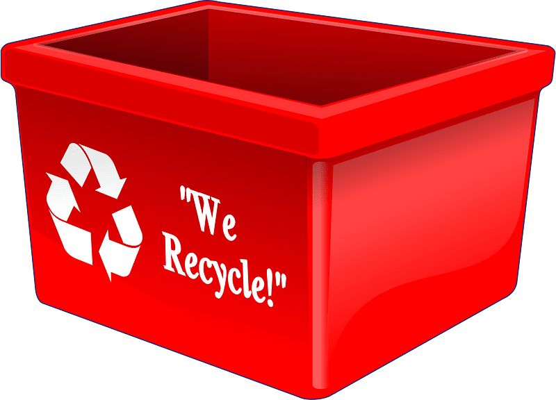 Recycling bin clipart. Free download transparent .PNG Creazilla
