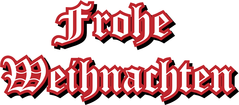 Frohe Weihnachten ClipArt