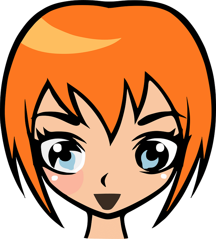 Orange hair clipart. Free download transparent .PNG Creazilla