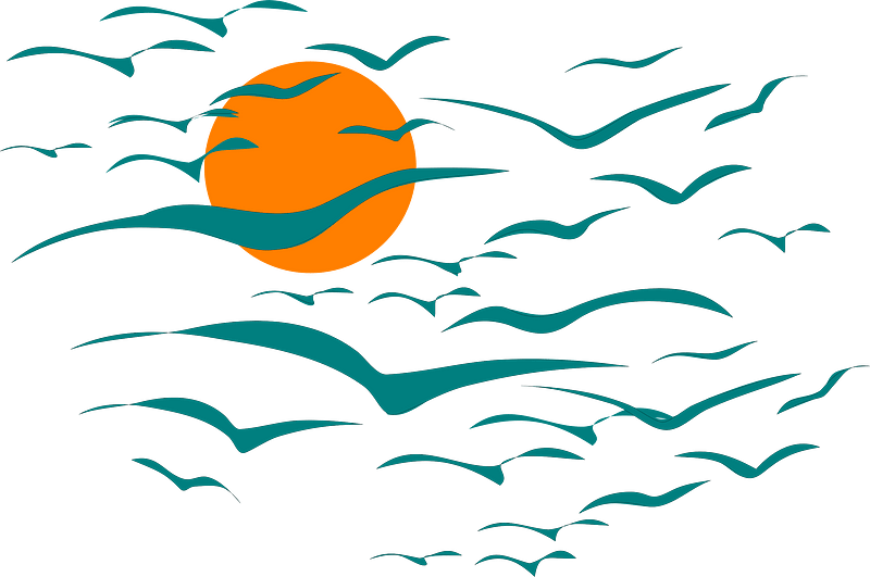Sunset clipart. Free download transparent .PNG | Creazilla