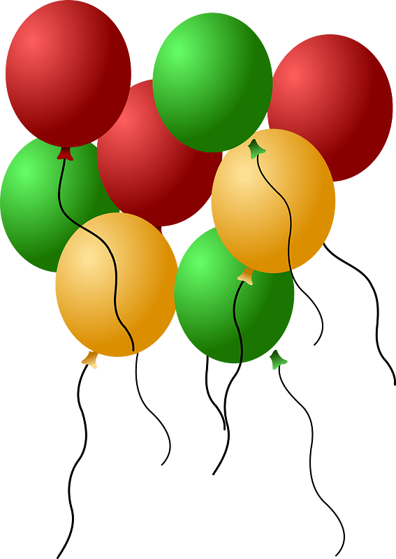 Balloons clipart. Free download transparent .PNG | Creazilla