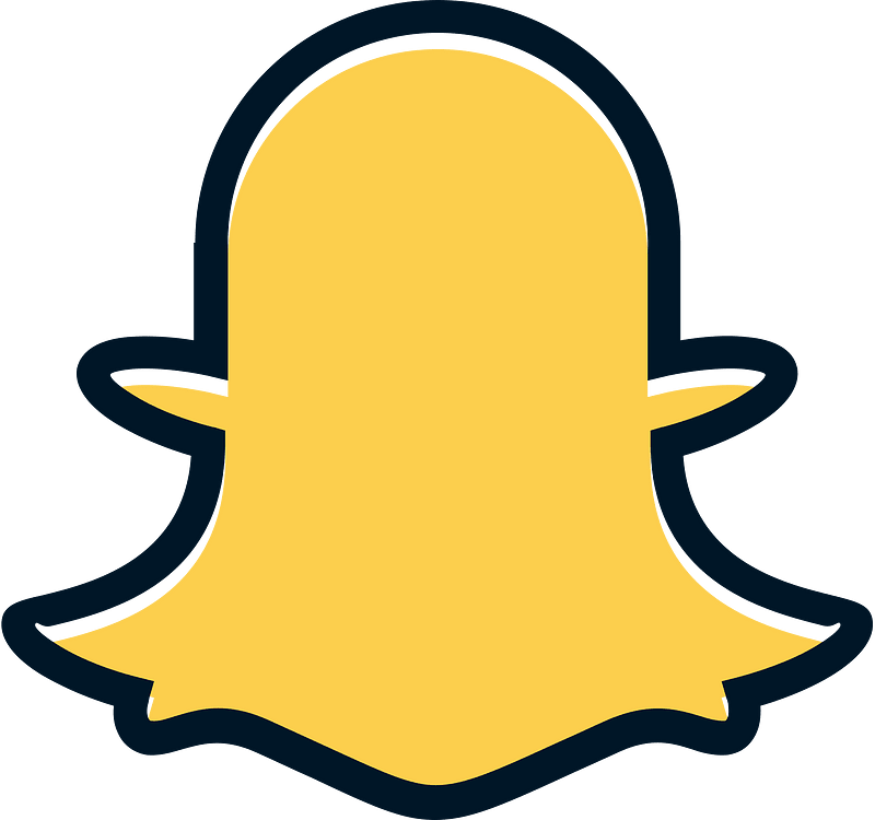 Snapchat clipart. Free download transparent .PNG Creazilla