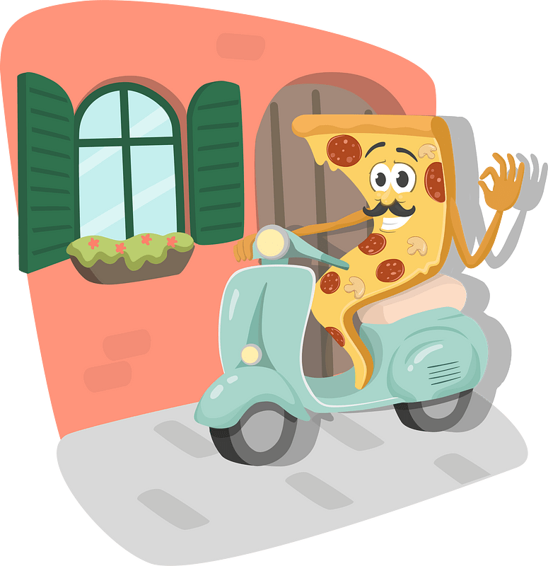 Pizza character clipart. Free download transparent .PNG Creazilla