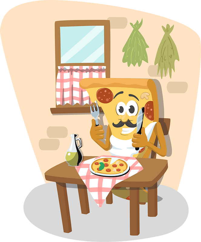 Pizza character clipart. Free download transparent .PNG Creazilla