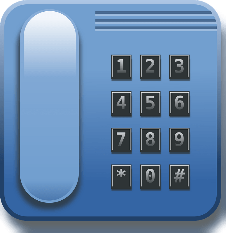 Telephone Keypad Clipart