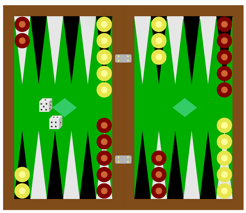 Printable Backgammon Board