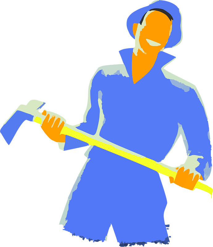 Person with Axe clipart. Free download transparent .PNG Creazilla