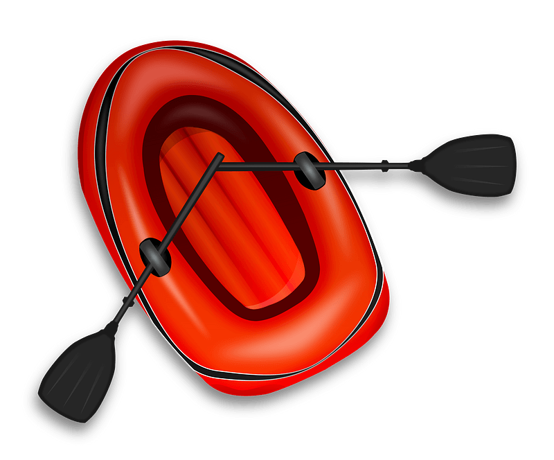 Inflatable rubber boat clipart. Free download transparent .PNG Creazilla