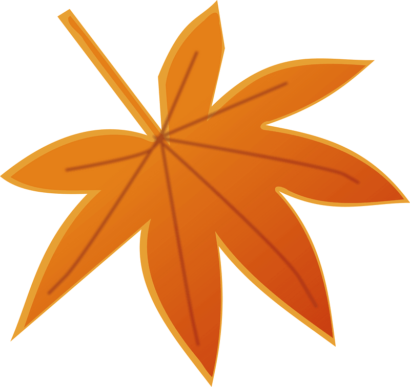 Sweet gum leaf clipart