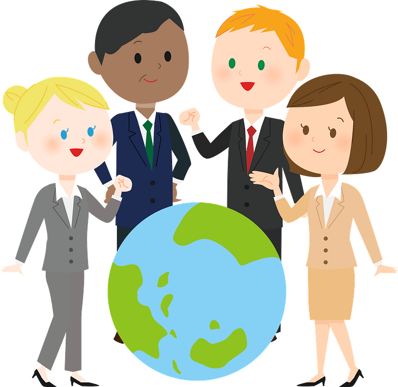 Business Persons from Around the Globe clipart