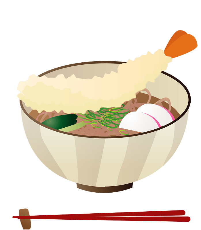Tempura Soba Noodle Food clipart. Free download transparent .PNG Creazilla