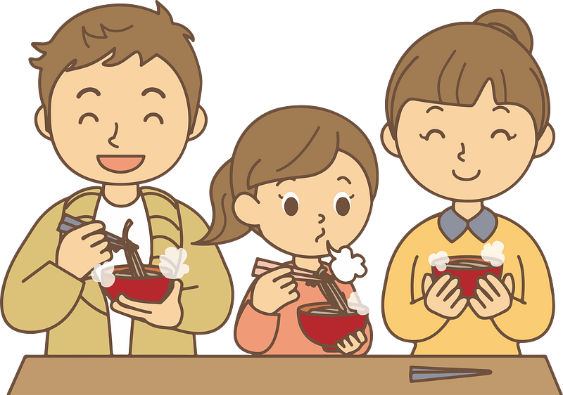 Family Soba Noodle clipart. Free download transparent .PNG Creazilla