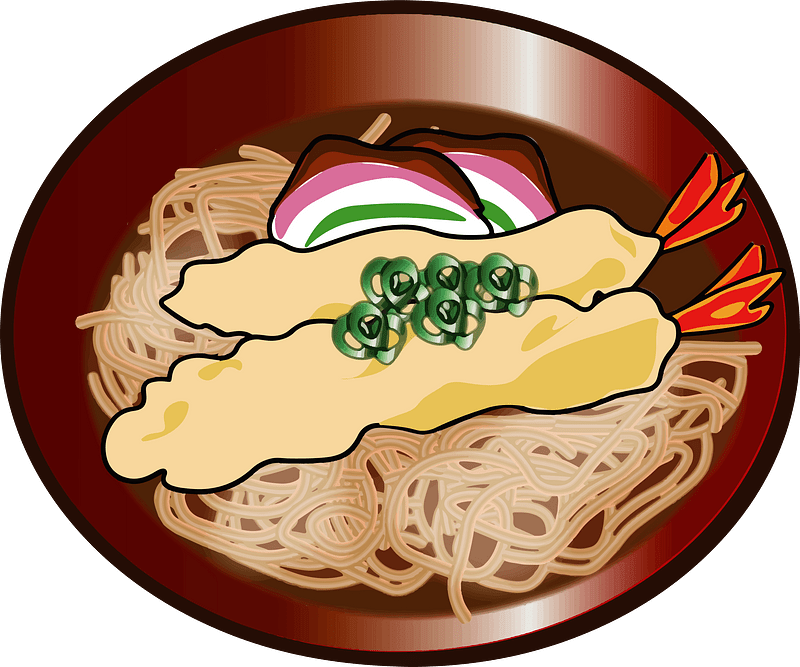 Tempura Soba Noodle Food clipart. Free download transparent .PNG Creazilla