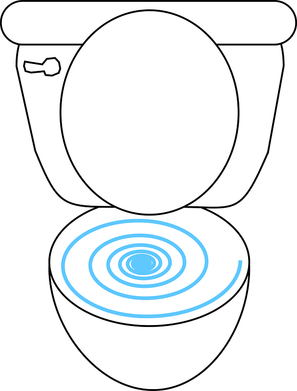 Swirly Toilet кліпарт